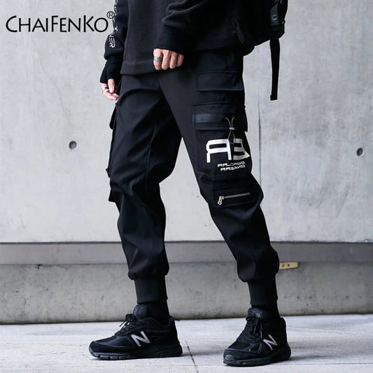 Tribe Cloth /  CHAIFENKO       CHAIFENKO Cargo Pants  Multi-Pocket Men's Fashion