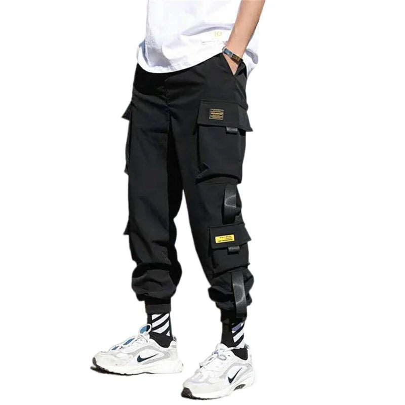 Tribe Cloth / Null     Casual Cargo Multi-Pocket Men's Streetwear Pants