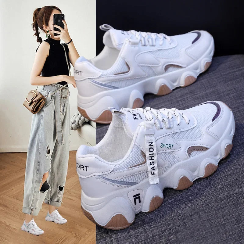 Tribe Cloth / Null Women Casual Sneakers Shoe  Breathable Mesh